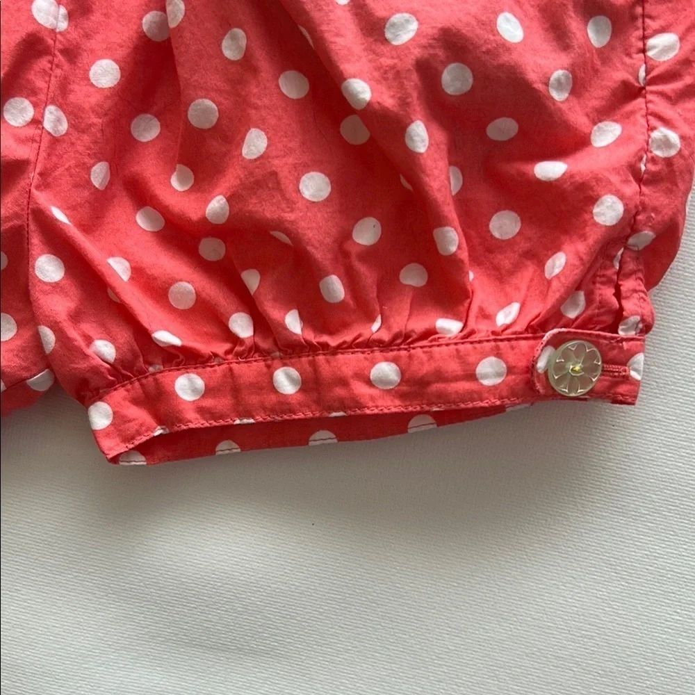 Matilda Jane Shorts Retro Dream Dot Pink Hello Lovely Button Puff Size 4